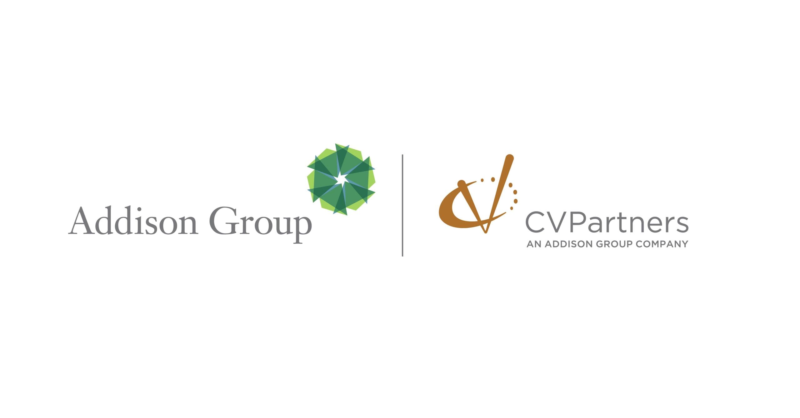 Addison Group and CVP logos next to each other