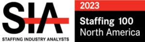 Staffing Industry Analysts (SIA) 2023 100 North America Logo