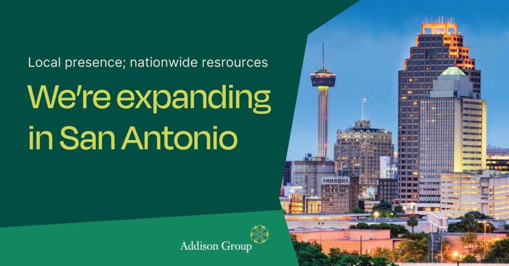 Addison Group's new HR practice in San Antonio