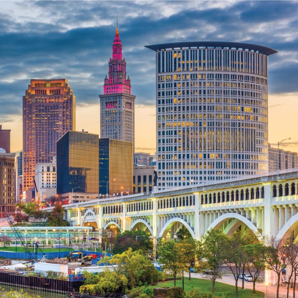 Cleveland, Ohio Skyline