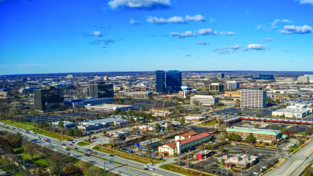 Schaumburg, Illinois Skyline