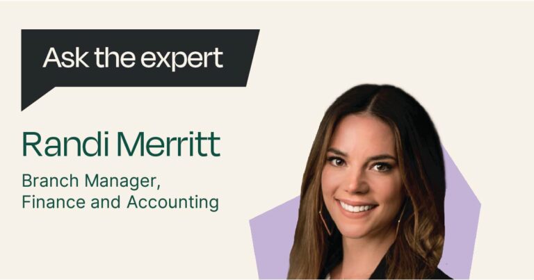 Addison Group finance and accounting Ask the Expert Randi Merritt