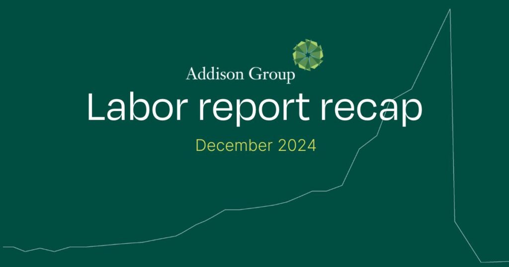 Addison Group shares December labor report