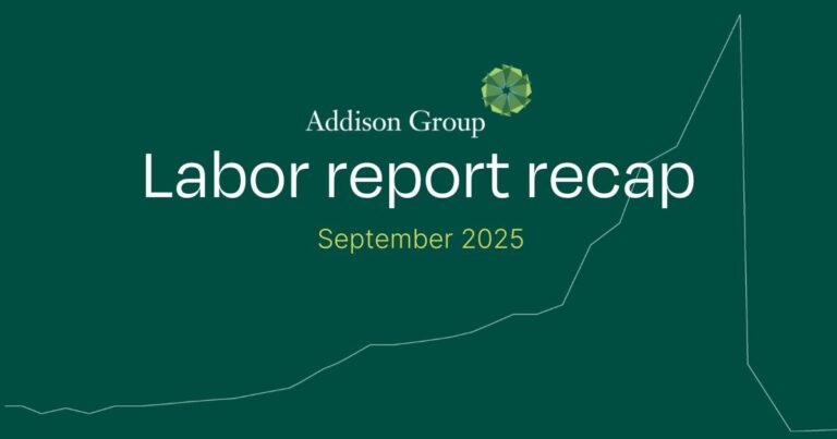 Addison Group shares the September 2025 labor report