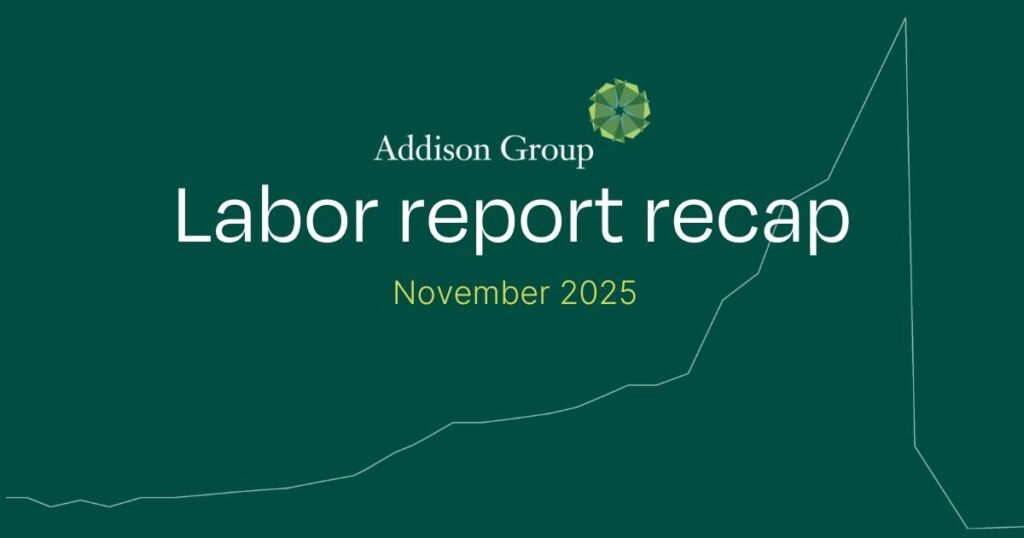 Addison Group shares the November 2025 labor report