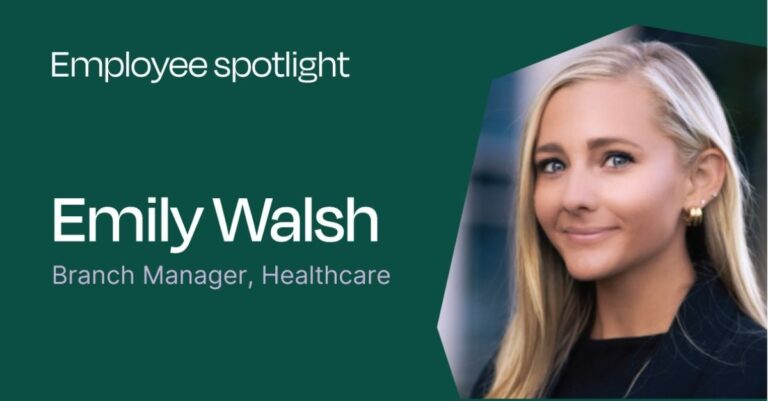 Emily Walsh, D.C.’s Healthcare solutions branch manager, is ready to help local employers find talent that drives their organization’s business goals.