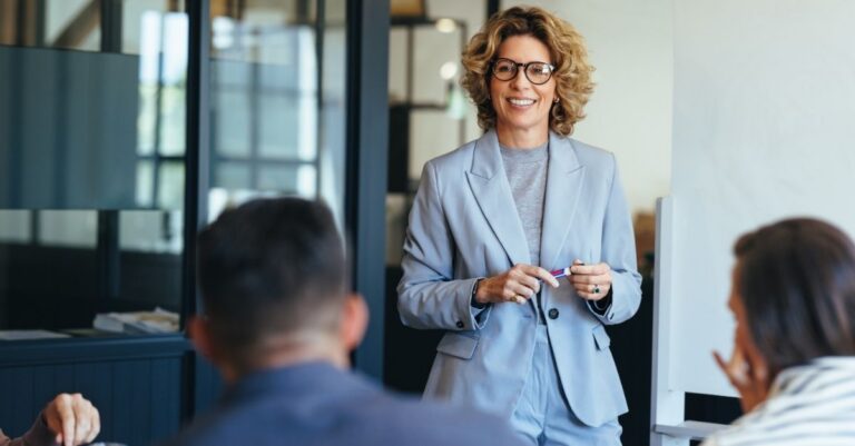 Someone possessing the leadership qualities they read about in an Addison Group article