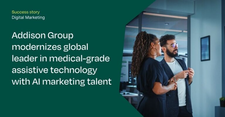 A global developer, manufacturer, and provider of assistive technology solutions needed talent to modernize and scale its marketing capabilities.