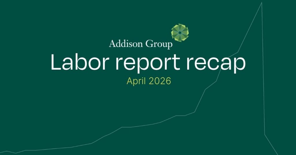 Addison Group April 2026 labor report