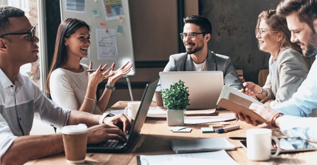 Internal hiring team working with Addison Group, a niche recruiter, for their open roles