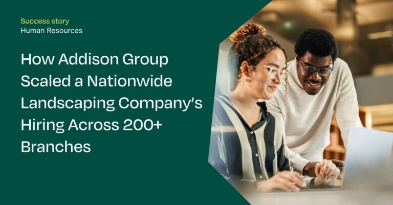 How Addison Group Scaled a Nationwide Landscaping Company’s Hiring Across 200+ Branches
